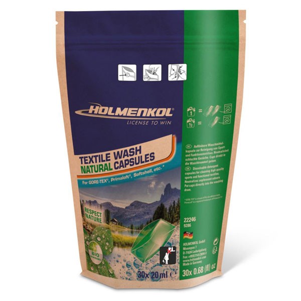 Holmenkol detergent kapsule Textile Natural.