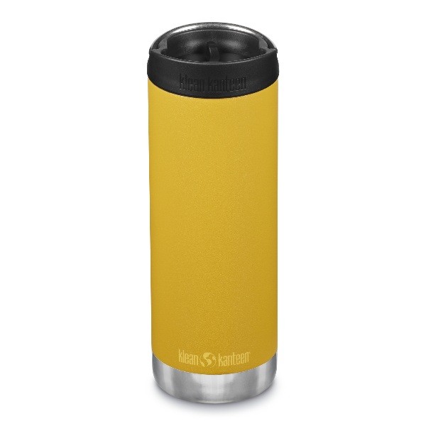 Klean Kanteen TKWide Insulated Stainless Steel Tumbler W/ Café Cap 16oz Marigold I.297738341