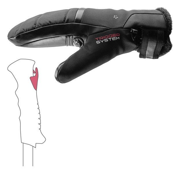 Leki ženske smučarske rokavice Snowfox 3D Mitten.