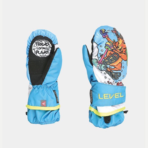 Level otroške rokavice Animal REC Blue.