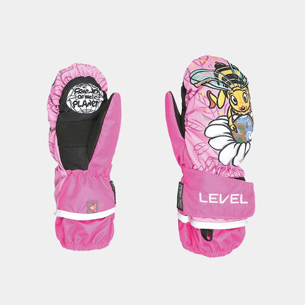 Level otroške rokavice Animal REC Pink.
