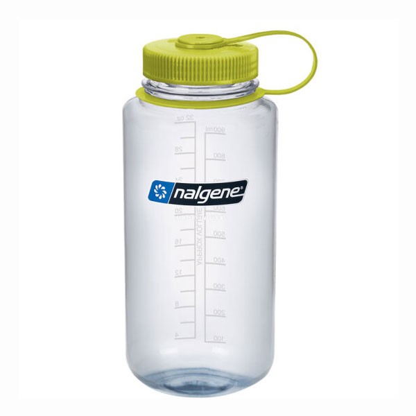 Nalgene steklenica Wide Mouth Cleargreen.