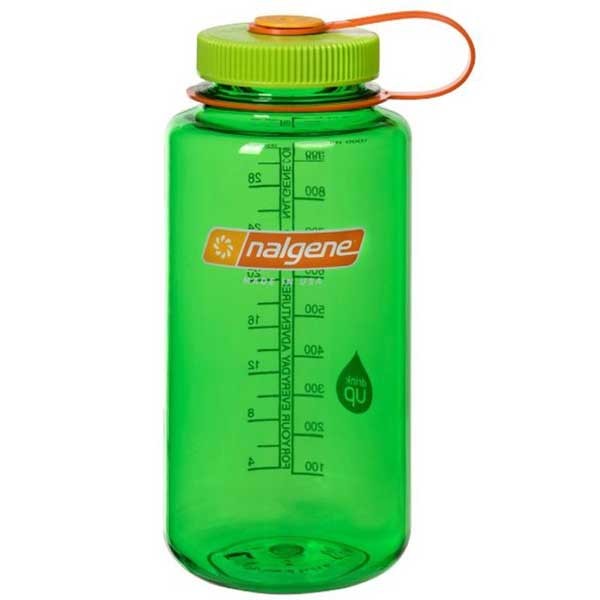 Nalgene steklenica Wide Mouth Green-Orange.