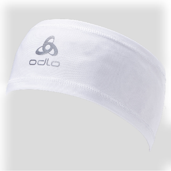 Odlo naglavni trak Polyknit Light White