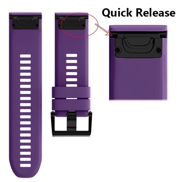 Pašček Violet, primeren za uro Garmin.