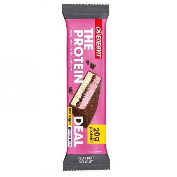Enervit proteinbar sadna ploščica.