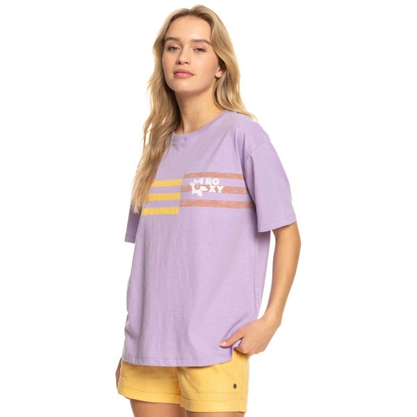 Roxy ženska kratka majica Vibrations Beach.
