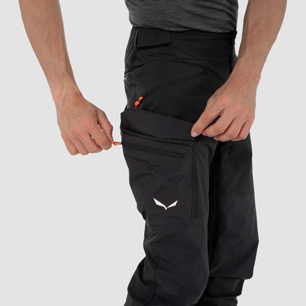 Salewa moške hlače Sella DST Hybrid.
