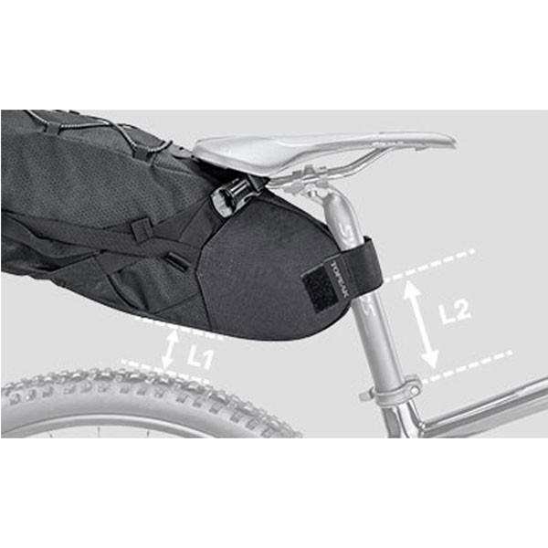 Topeak torbica Black Loader 15 l.