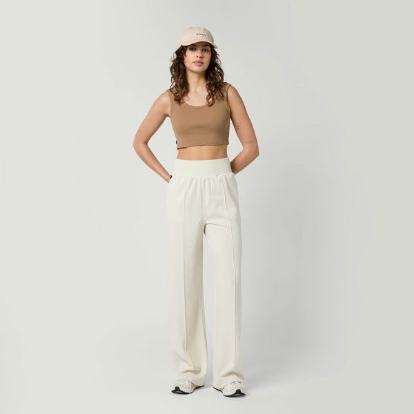Ženske dolge hlače Mystic Breezy Jogger v bež barvi