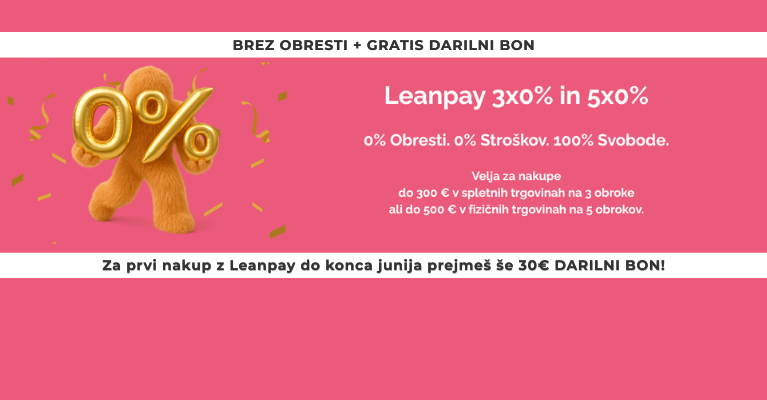 Leanpay brez obresti + darilni bon