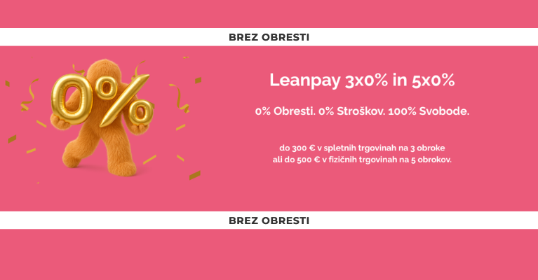 Leanpay brez obresti + darilni bon