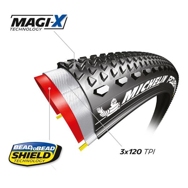 Plašč Michelin Power Gravel V2 650bx50c (27.5x2.0) - zložljiv