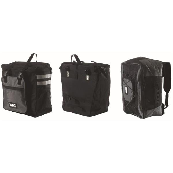 TROJNA TORBA 68l ČRNA/DELUXE