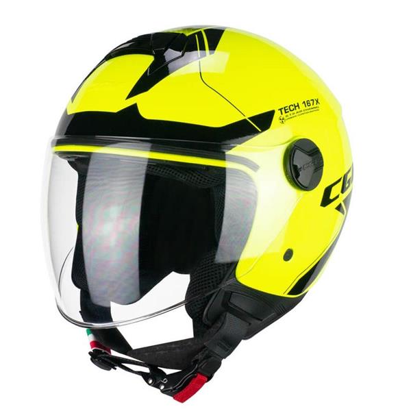 Motoristična čelada CGM Flo Tech Fluo