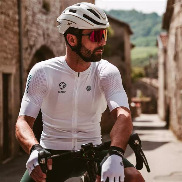 KOLESARSKA MAJICA BICYCLE LINE SESTO G1 - BELA