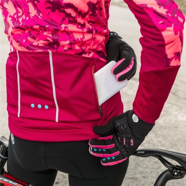 BICYCLE LINE ŽENSKA TERMO KOLESARSKA JAKNA IMPULSO RDEČA